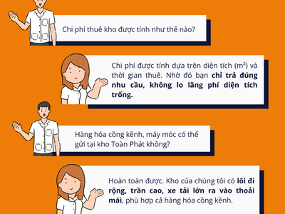 Những câu hỏi thường gặp khi thuê kho Toàn Phát 3