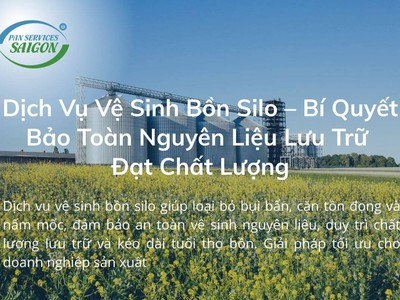 Dịch Vụ Vệ Sinh Bồn Silo   Giữ Nguyên Liệu Luôn Tinh Khiết, Sản Xuất Liên Tục 0