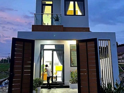 Nhà 1 trệt 1 lầu giá chỉ 2 tỷ 3 - Sổ hồng riêng - Ngay kcn cầu Tràm 0