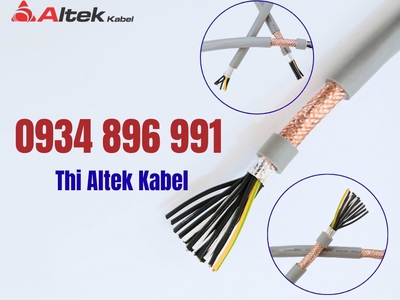 Cáp điều khiển, cáp tín hiệu 12 0.75mm2 có lưới chống nhiễu Altek Kabel 0