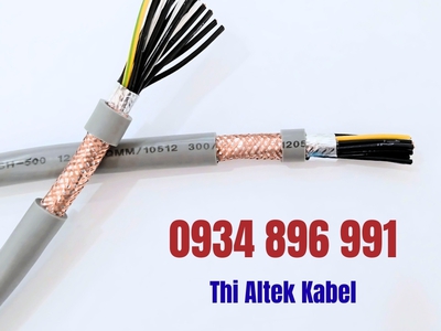 Cáp điều khiển, cáp tín hiệu 12 0.75mm2 có lưới chống nhiễu Altek Kabel 1