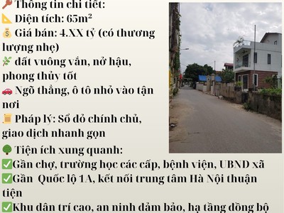  Bán đất Duyên Thái - Thường Tín  2