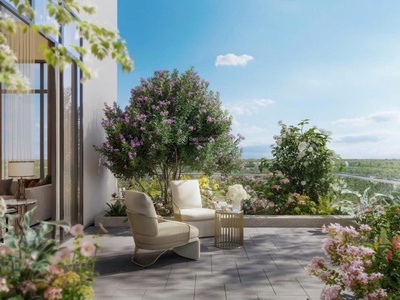 Căn hộ sky villa eco retreat tầm nhìn không giới hạn, mở bán căn hộ sân vườn/thông tầng  duplex 4