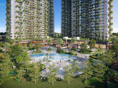 Căn hộ sky villa eco retreat tầm nhìn không giới hạn, mở bán căn hộ sân vườn/thông tầng  duplex 2