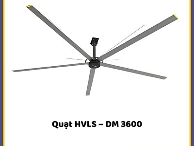 Quạt trần công nghiệp 3m6   Quạt trần công nghiệp cho nhà xưởng 0