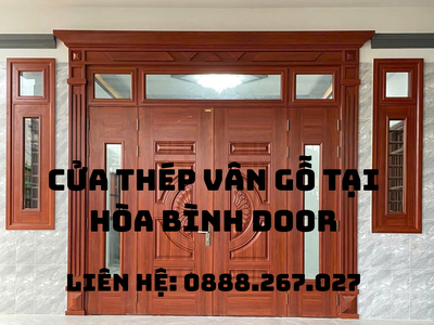 Báo Giá Chi Tiết Cho Cửa Thép Vân Gỗ Tại Hòa Bình Door 0
