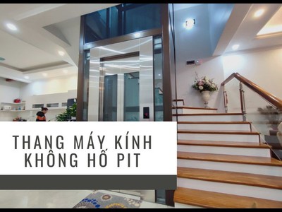 Thang máy kính không hố pit   Giải pháp sang trọng, linh hoạt cho công trình hạn chế diện tích 0