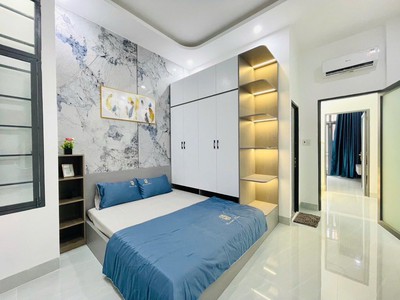 Nhà gần công viên làng hoa hẻm cụt an ninh đường trước nhà 4m 4