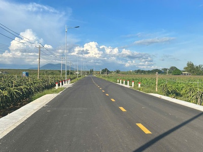 Bán 27.5m x 32m đất mặt tiền nguyễn minh châu - tân hải - lagi giá ngộp 66tr/m ngang 3