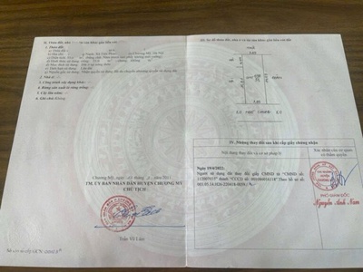 Lô đất fo 55m tại tiên phương-phường chương mỹ-hà nội 4