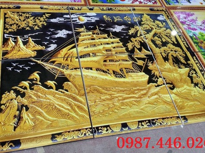 Tranh gạch 3d, tranh ốp tường, tranh gạch tường đẹp phòng khách HP7222 6