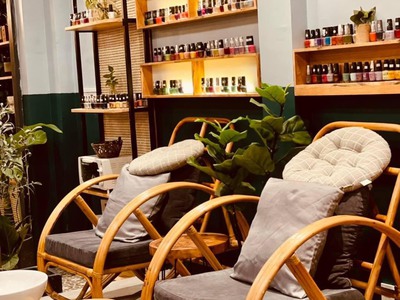 Ghế mây làm nail 4