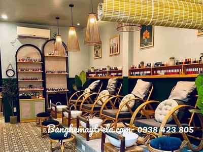 Ghế mây làm nail 6