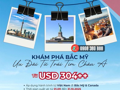 Bay Mỹ   Canada siêu tiết kiệm từ hãng China Airlines chỉ 304 USD 0