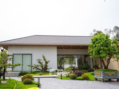 Mẫu sân vườn nhà phố đẹp   Kết hợp hoàn hảo ba nền văn hóa 0