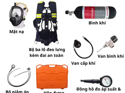 Thiết Bị Trợ Thở SCBA FENAN 6.8L   Cứu Hộ Hoàn Hảo Trong Không Gian Hẹp 0