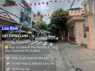Bán nhà 4.5 tấm   mt phan thị hành, phú thọ hòa, tân phú   chỉ 9.3 tỷ 1