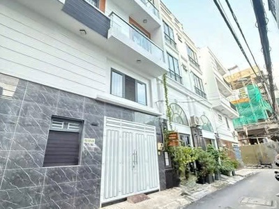 8.3 tỷ - nhà hẻm oto nơ trang long 39m2 4 tầng 0