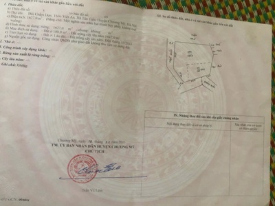 Bán lô đất diện tích to 1627m tại tân tiến   hiện tại xã xuân mai -chương mỹ-hà nội 3