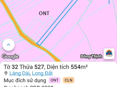 Chủ  cần bán 1 lô đát đẹp qh 2 mt trước sau 1