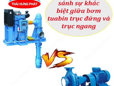 So sánh sự khác biệt giữa bơm tuabin trục đứng và trục ngang 0