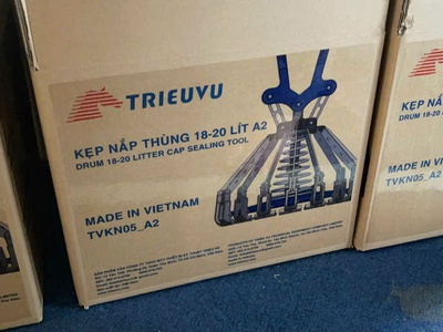Kẹp Nắp Thùng 18-20L Bằng Khí Nén- Hàng Có Sẵn, Bảo Hành 12 Tháng 0
