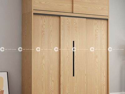 Tủ Quần Áo Cửa Lùa Gỗ MDF Tone Màu Trang Nhã Tinh Tế 1