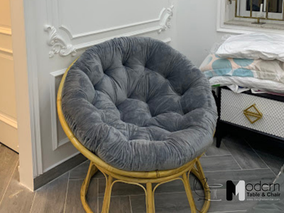 Ghế thư giãn mây đan nệm dày PAPASAN tại HCM 1