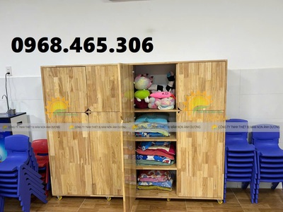 Kệ số mầm non, kệ 3 tầng mầm non, kệ nhà trẻ 5