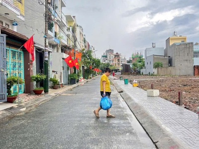 Lô đất xây nhà cao tầng cực nét đường nhựa 8m khu dân cư công viên an sương q12 1