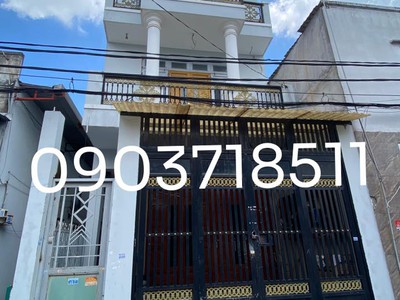 Nhà 4 tầng  5x20m , mặt tiền oto một trục thới an 13 gần trung tâm phường thới an, quận 12 0
