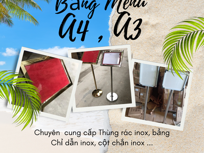 Bảng chỉ dẫn Inox A4, A3 0