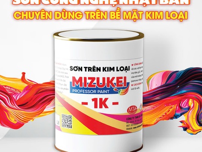 Sơn Phủ Trên Kim Loại Mizukei 1K Tpa 0