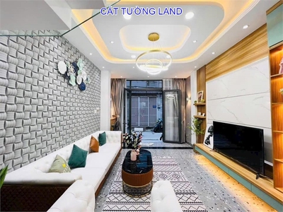 Bán nhà 4 tầng -- hẻm 6m phan huy ích, p.14,  gò vấp -- sát kênh tham lương -- chỉ 7.6 tỷ 2