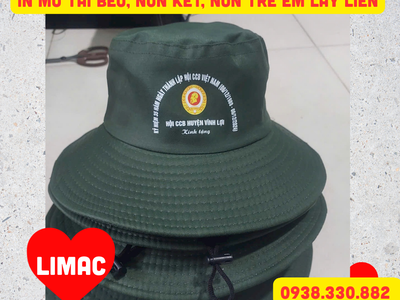 Địa chỉ in Nón tai bèo xanh rêu Kỷ niệm 35 năm thành lập Hội Cựu Chiến Binh 0