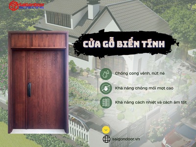 Cửa Gỗ Biến Tính   Giải Pháp Hiện Đại Cho Không Gian Sống Bền Đẹp 2