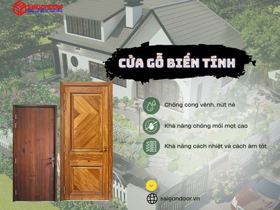 Cửa Gỗ Biến Tính   Giải Pháp Hiện Đại Cho Không Gian Sống Bền Đẹp 3