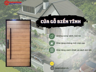 Cửa Gỗ Biến Tính   Giải Pháp Hiện Đại Cho Không Gian Sống Bền Đẹp 1