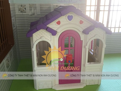Nhà chơi cổ tích mầm non, nhà chòi cổ tích, nhà cổ tích nhựa 2
