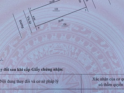 Bán lô đất tái định cư 120m tại tân vinh-lương sơn-hòa bình 3