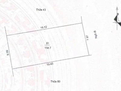 Bán lô đất mặt ngõ thông oto đường Trường Chinh, ph Tân Bình, TP HD, 154.7m2, mt 8m, 4.x tỷ 3