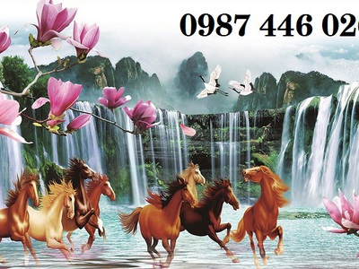 Gạch tranh ốp tường mã đáo thành công HP9722 8