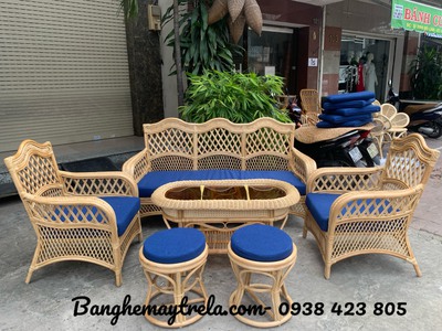 Sofa mây phòng khách hiện đại giá rẻ 7