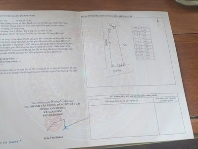 Bán đất 3 mặt tiền xã Hợp thịnh, Tam dương, Vĩnh Phúc. Diện tích 160m2 giá chỉ 2.8 tỷ 4