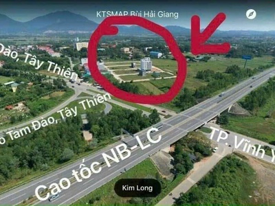 Bán đất tại khu phân lô Đồng Xuân, Kim Long, Tam Dương, Vĩnh Phúc. Giá chỉ 2.15 tỷ 2