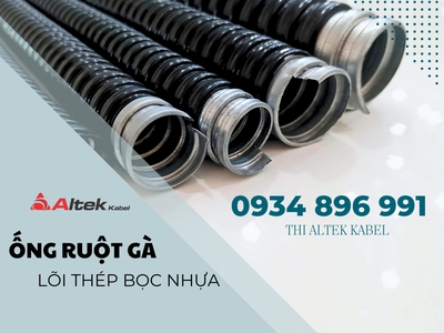 Ống Ruột Gà Lõi Thép Bọc Nhựa PVC Phi 13   Phi 114   Phụ Kiện Đầu Nối   Giá Tốt 1