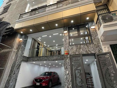 Bán nhà hoàng mai 55m, 6 tầng thang máy, ô tô ngủ trong nhà, 10m ra phố, đỉnh của đỉnh, xứng tầm 0