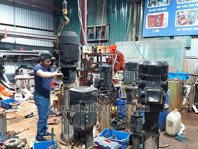 Sửa chữa, bảo dưỡng máy bơm trục đứng Grundfos uy tín, chất lượng số 1 miền Bắc 1