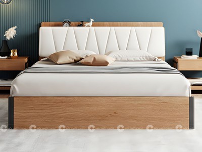 Giường Ngủ Gỗ Công Nghiệp Bọc Nệm Hiện Đại 2
