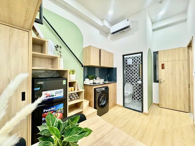 Căn hộ dịch vụ 16 phòng  phan huy ích 3